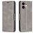 Mobigear Excellent iPhone 16 Plus Hülle Klapphülle Geldbörse - Grau