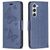 Mobigear Butterfly Samsung Galaxy S23 Hülle Klapphülle Geldbörse - Blau