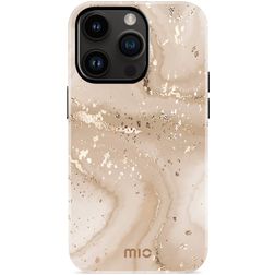 MIO iPhone 14 Pro MagSafe Hülle Hardcase Backcover - Gold Marble