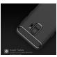 Mobigear Brushed Slim Samsung Galaxy S9 Hülle Flexibles TPU Backcover - Schwarz