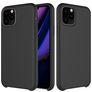 Mobigear Rubber Touch iPhone 11 Pro Silikon Hülle Backcover - Schwarz