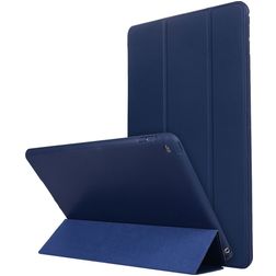 Mobigear Tri-Fold Gel iPad 7 (2019) Hülle TPU,Kunstleder Klapphülle - Blau
