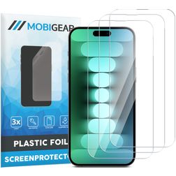 Mobigear iPhone 15 Pro Max Displayschutz Schutzfolie - Hüllenfreundlich (3er Pack)