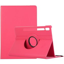 Mobigear DuoStand Samsung Galaxy Tab S9 Plus Hülle Drehbare Klapphülle - Magenta