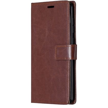 Mobigear Wallet Samsung Galaxy A21s Hülle Klapphülle Geldbörse - Braun