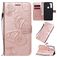 Mobigear Butterfly Motorola Moto G8 Power Klapphülle Portemonnaie - Roségold