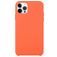 Mobigear Rubber Touch iPhone 15 Pro Max Silikon Hülle Backcover - Orange