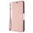 Mobigear Excellent Samsung Galaxy A21 Hülle Klapphülle Geldbörse - Roségold