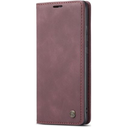 Caseme 013 Huawei Mate 30 Hülle Klapphülle Geldbörse - Weinrot