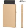 Valenta Cardprotector Aluminium Kartenetui - 5 Karten - MagSafe Kompatibel - Gold