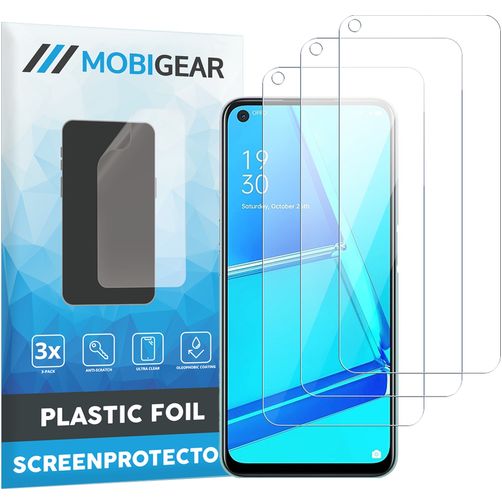 Mobigear OPPO A52 Displayschutz Schutzfolie - Hüllenfreundlich (3er Pack)