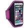 Mobigear Handyhalterung Joggen iPhone 6 Sporthülle Neopren Sportarmband - Magenta
