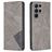 Mobigear Rhombus Slim Samsung Galaxy S25 Ultra Hülle Klapphülle - Grau