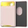 Mobigear Pocket Silikon Kartenetui - 2 Karten - MagSafe Kompatibel - Pink