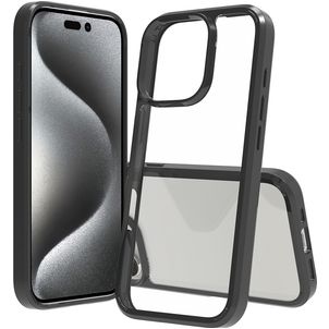 Mobigear Crystal iPhone 16 Pro Hardcase Backcover - Schwarz