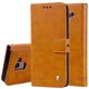 Mobigear Wallet Samsung Galaxy J6 (2018) Hülle Klapphülle Geldbörse - Cognac