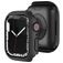 Mobigear Colors Dünn Apple Watch - 45 mm Hardcase Hülle - Schwarz