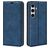 Mobigear Retro Slim Samsung Galaxy S24 FE Hülle Klapphülle Geldbörse - Dunkelblau