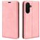 Mobigear Retro Slim Samsung Galaxy A27 Hülle Klapphülle Geldbörse - Pink
