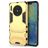 Mobigear Armor Stand Huawei Mate 30 Hülle Hardcase Backcover Stoßfest mit Ständer - Gold