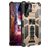 Mobigear Armor Stand Samsung Galaxy S22 Ultra Hülle Hardcase Backcover Stoßfest mit Ständer - Gold