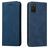 Mobigear Retro Slim Samsung Galaxy S20 Hülle Klapphülle Geldbörse - Blau