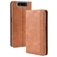Mobigear Sensation Samsung Galaxy A80 Hülle Klapphülle Geldbörse - Cognac