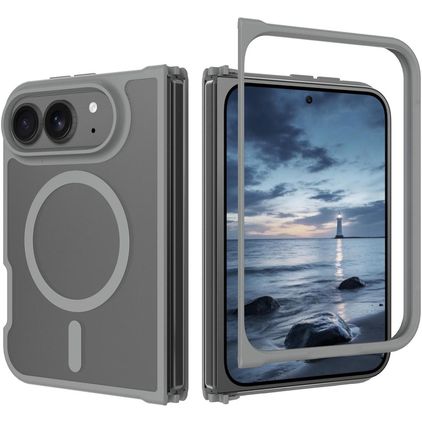 Mobigear Shockproof iPhone Duo MagSafe Hülle Hardcase Backcover - Dark Grey