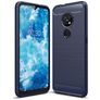 Mobigear Brushed Slim Nokia 6.2 Hülle Flexibles TPU Backcover - Marineblau