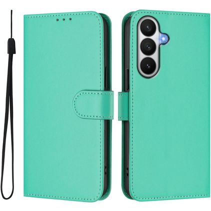 Mobigear Urban Wallet Samsung Galaxy S26 Hülle Klapphülle Geldbörse - Grün