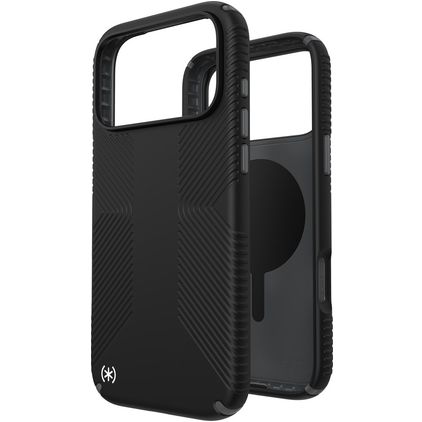 Speck Presidio2 Grip iPhone 17 Pro Max MagSafe Hülle Hardcase Backcover Stoßfest - Schwarz