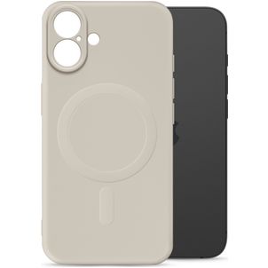 My Style Protective Flex iPhone 16 Plus MagSafe Hülle Flexibles TPU Backcover - Antique White