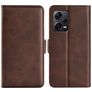 Mobigear Slim Magnet Xiaomi Redmi Note 12 Pro Plus Hülle Klapphülle Geldbörse - Braun