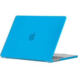 Mobigear Matte MacBook Air 15 Zoll (2023-2025) Hardcase Hülle MacBook Case - Blau - Model A2941 / A3114 / A3241