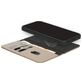 Mobiparts Wallet Samsung Galaxy A16 MagSafe Hülle Echtes Leder Abnehmbare 2in1 Klapphülle Geldbörse - Taupe