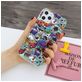 Mobigear Design iPhone 12 Pro Hülle Flexibles TPU Backcover - Graffiti