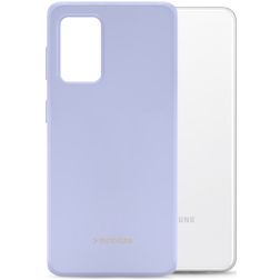 Mobilize Rubber Gelly Samsung Galaxy A32 5G Hülle Flexibles TPU Backcover - Pastel Purple