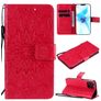 Mobigear Sunflower iPhone 12 Mini Hülle Klapphülle Geldbörse - Rot
