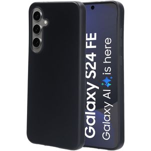 Mobiparts Classic Samsung Galaxy S24 FE Hülle Flexibles TPU Backcover - Schwarz