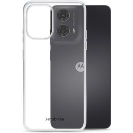 Mobilize Gelly Durchsichtig Motorola Moto G24 Hülle Flexibles TPU Backcover - Transparent