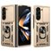 Mobigear Armor Ring Cam Slide Samsung Galaxy Z Fold 7 Hardcase Backcover Shockproof mit Ringhalter und Kamera-Slider - Gold