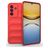 Mobigear Bumpy Samsung Galaxy A37 Hülle Flexibles TPU Backcover - Rot