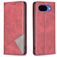 Mobigear Rhombus Slim Google Pixel 10a Hülle Klapphülle - Rot