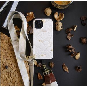 MIO Lanyard Universal-Handykette einstellbar - White Roses