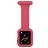 Mobigear Clip Case Schwesternuhr Apple Watch Armband Pin-Verschluss - 46/45/44 mm - Rot