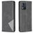 Mobigear Rhombus Slim Motorola Moto E13 Hülle Klapphülle - Grau
