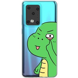 Mobigear Design Samsung Galaxy S20 Ultra Hülle Flexibles TPU Backcover - Dino