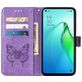 Mobigear Butterfly OPPO Reno 8 Pro 5G Hülle Klapphülle Geldbörse - Lila