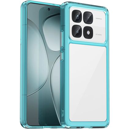 Mobigear Crystal Xiaomi 14T Pro Hülle Hardcase Backcover - Blau