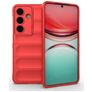 Mobigear Bumpy Samsung Galaxy S26 Hülle Flexibles TPU Backcover - Rot